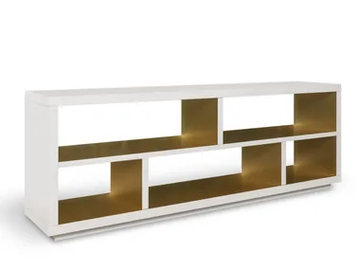HEGE BASSA - Double-sided wooden sideboard by DOM Edizioni - view 2